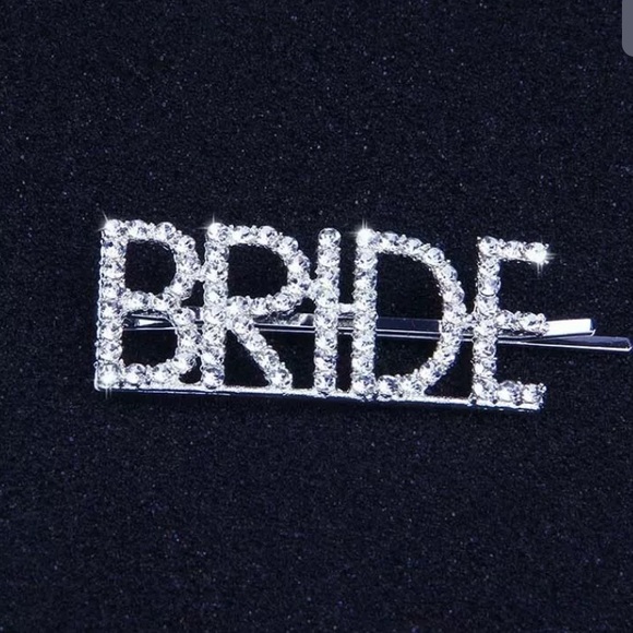 Accessories Bride Word Rhinestone Hair Pin Bobby Pin Nwt Poshmark